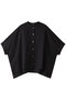 stand collar wide shirt シャツ ミズイロインド/mizuiro ind navy