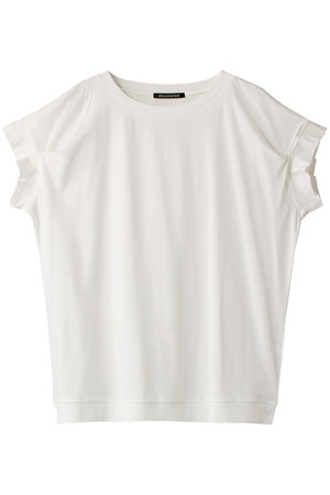 ミズイロインド/mizuiro indのfrill slv crew neck P/O プルオーバー