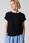 frill slv crew neck P/O プルオーバー ミズイロインド/mizuiro ind