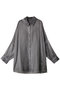 pigmented die wide shirt tunic チュニック ミズイロインド/mizuiro ind gray