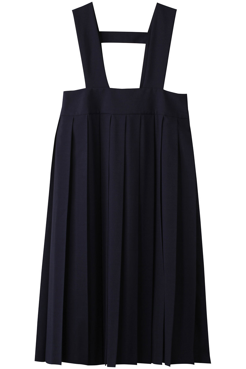 mizuiro ind pleats jumper SK スカート (navy, F) ミズイロインド ELLE SHOP mizuiro ind pleats jumper SK スカート (navy, F) ミズイロインド ELLE SHOP