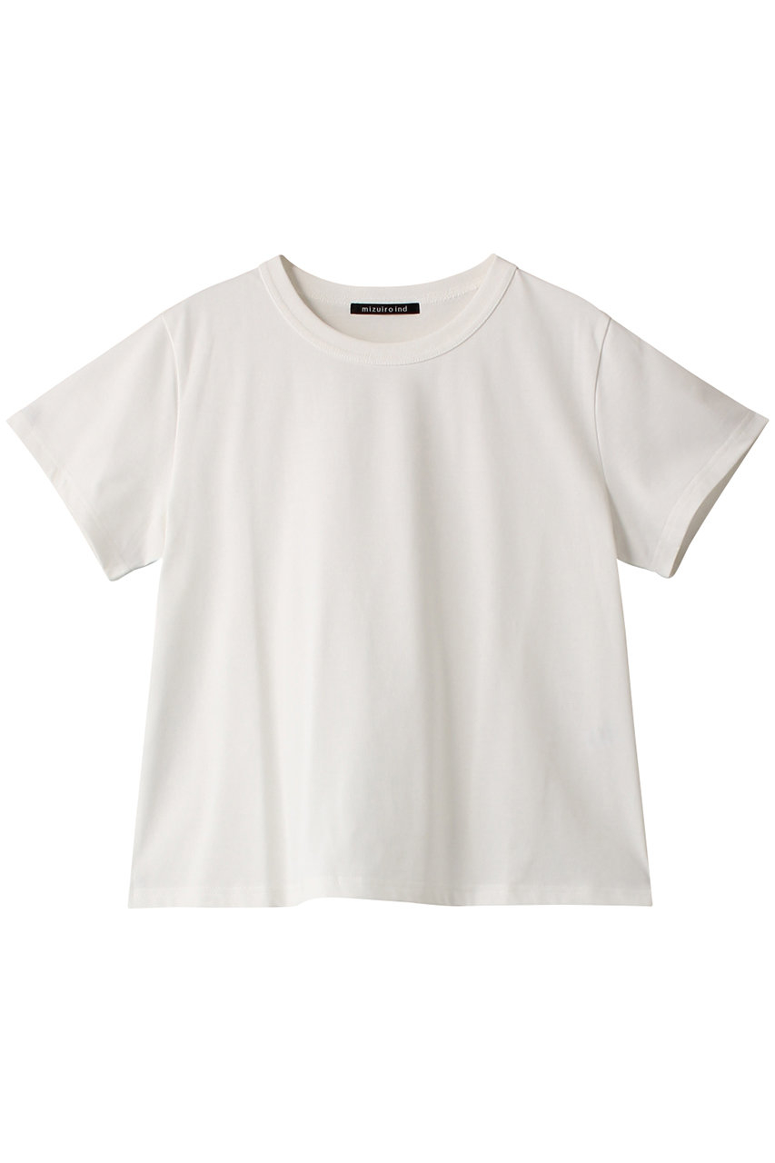 ミズイロインド/mizuiro indのbasic crew neck T Tシャツ(off white/2-210078)