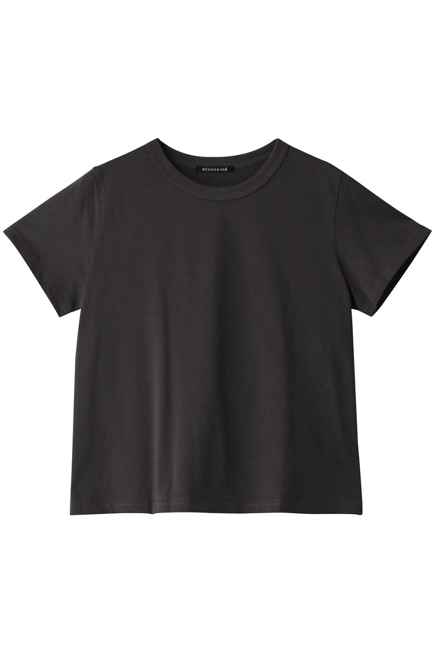 ミズイロインド/mizuiro indのbasic crew neck T Tシャツ(c.gray/2-210078)