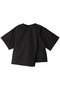 asymmetry layered shirt シャツ ミズイロインド/mizuiro ind black