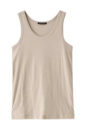 ミズイロインド/mizuiro indのrib knit tank top トップ(110100/110101)
