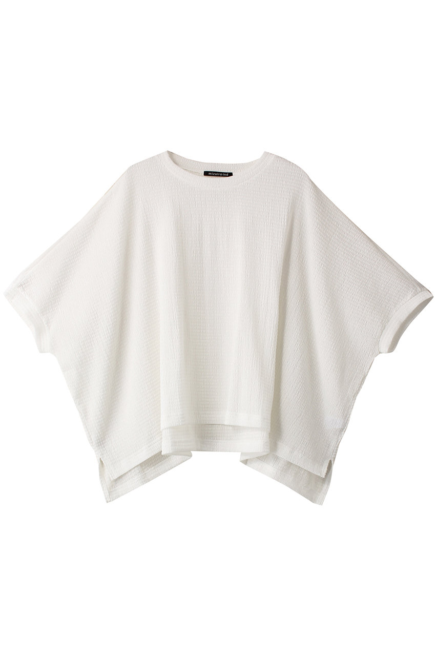 mizuiro ind crape wide P/O プルオーバー (off white, F) ミズイロインド ELLE SHOP mizuiro ind crape wide P/O プルオーバー (off white, F) ミズイロインド ELLE SHOP