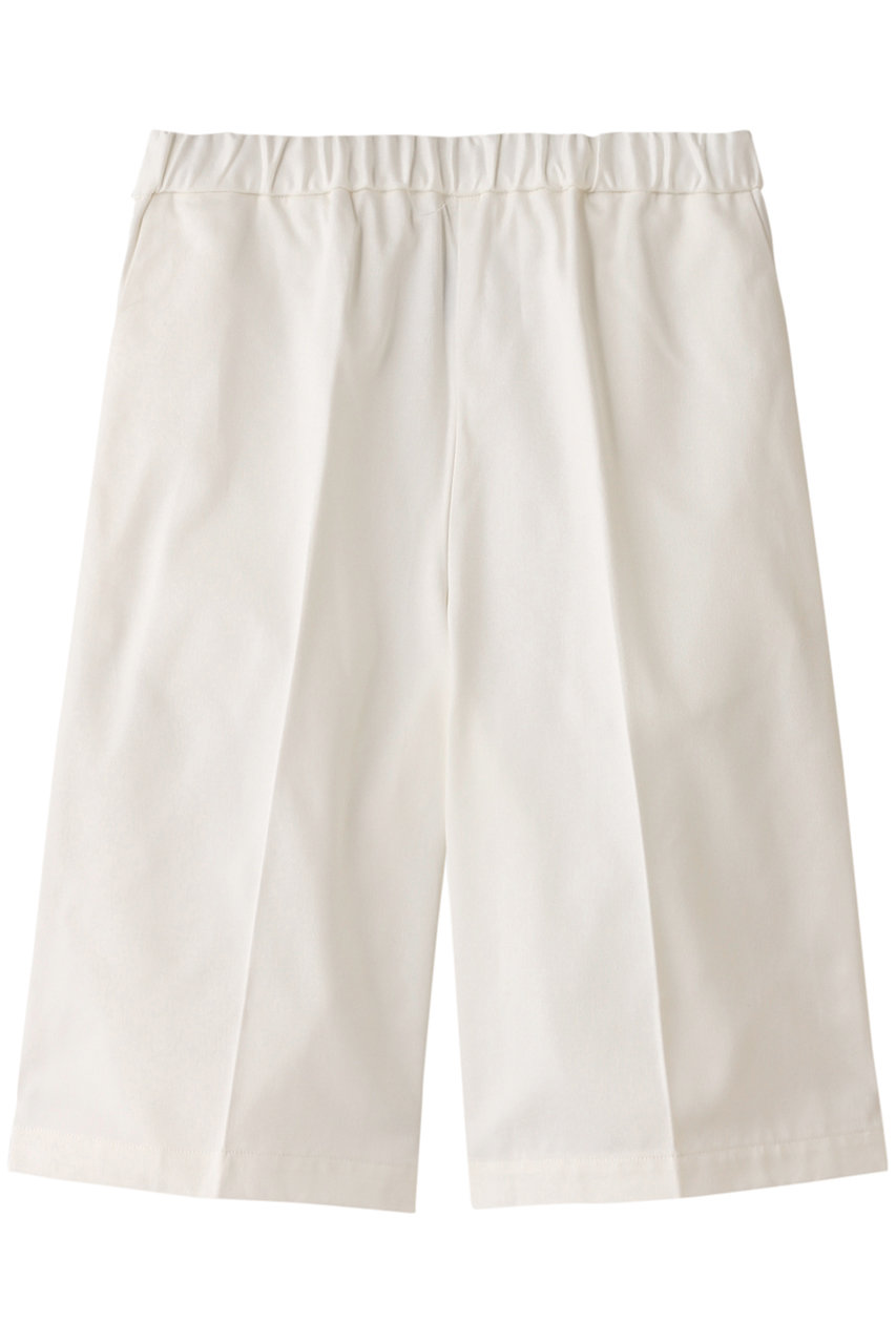 mizuiro ind center press short PT パンツ (off white, F) ミズイロインド ELLE SHOP mizuiro ind center press short PT パンツ (off white, F) ミズイロインド ELLE SHOP