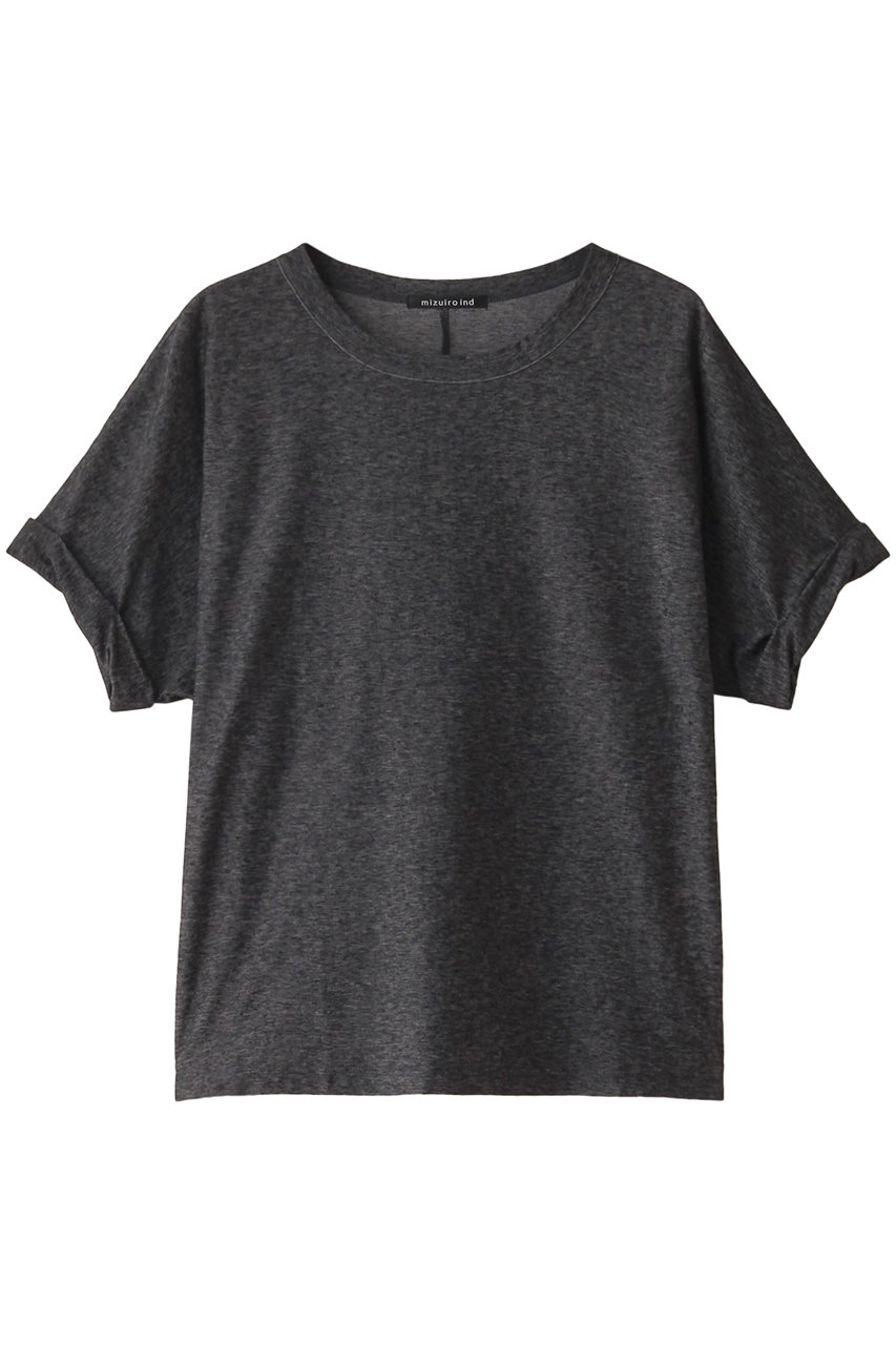 mizuiro ind dolman roll up slv P/O プルオーバー (black, F) ミズイロインド ELLE SHOP mizuiro ind dolman roll up slv P/O プルオーバー (black, F) ミズイロインド ELLE SHOP