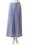 pleats long SK スカート ミズイロインド/mizuiro ind