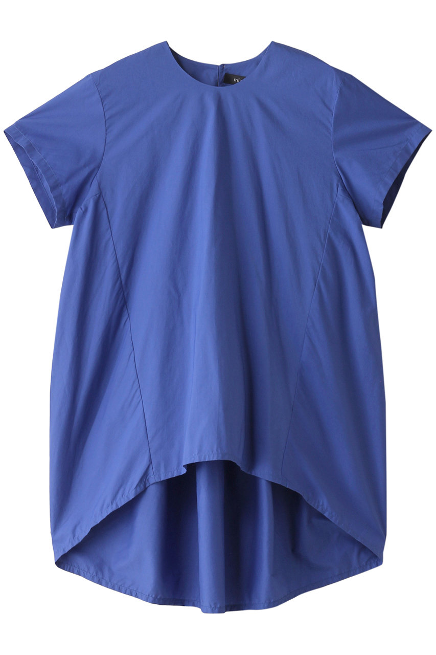 mizuiro ind crew neck gather P/O プルオーバー (blue, F) ミズイロインド ELLE SHOP mizuiro ind crew neck gather P/O プルオーバー (blue, F) ミズイロインド ELLE SHOP