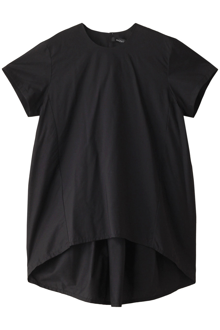 mizuiro ind crew neck gather P/O プルオーバー (black, F) ミズイロインド ELLE SHOP mizuiro ind crew neck gather P/O プルオーバー (black, F) ミズイロインド ELLE SHOP