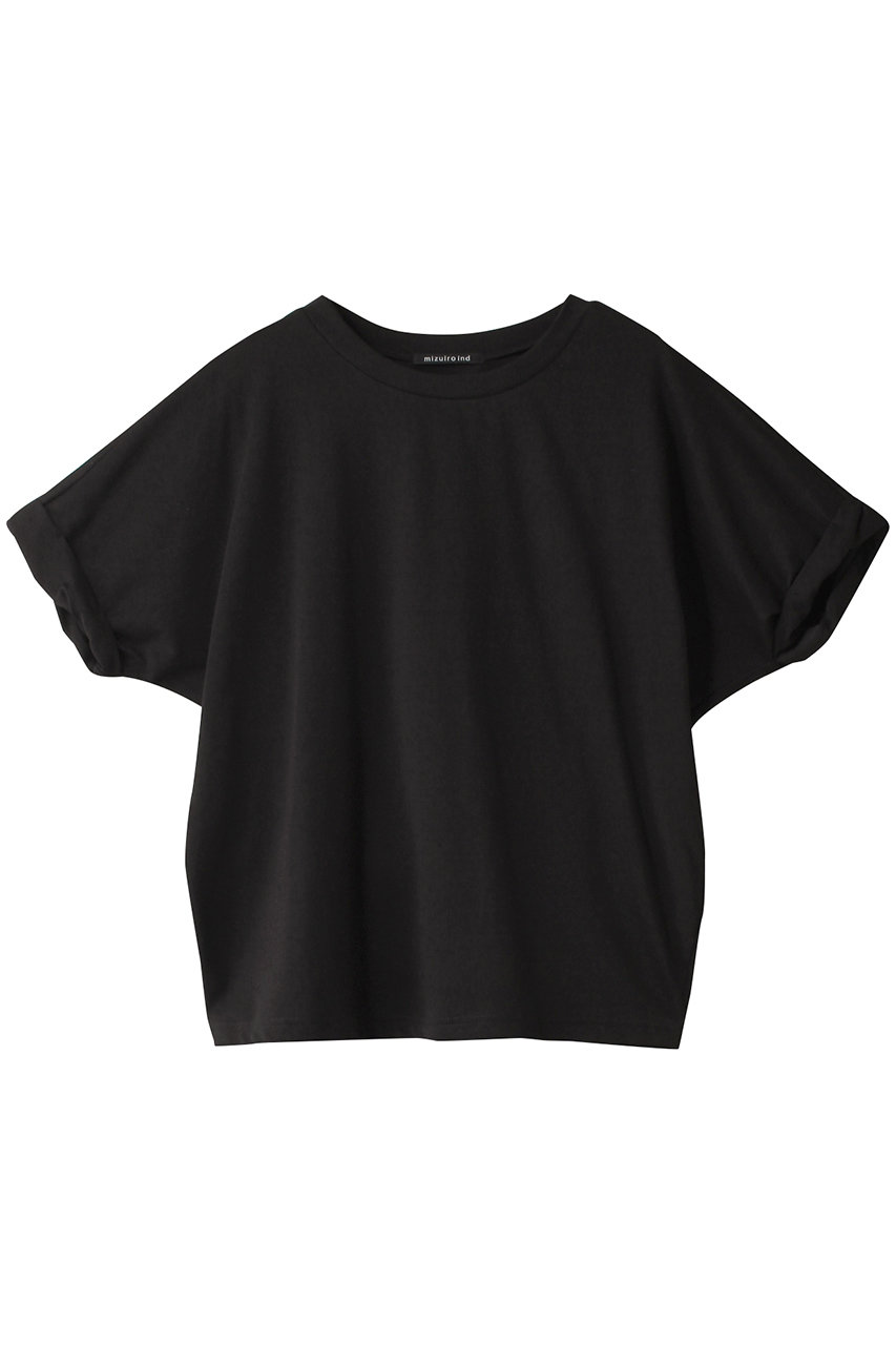 mizuiro ind dolman roll up T Tシャツ (black, F) ミズイロインド ELLE SHOP mizuiro ind dolman roll up T Tシャツ (black, F) ミズイロインド ELLE SHOP