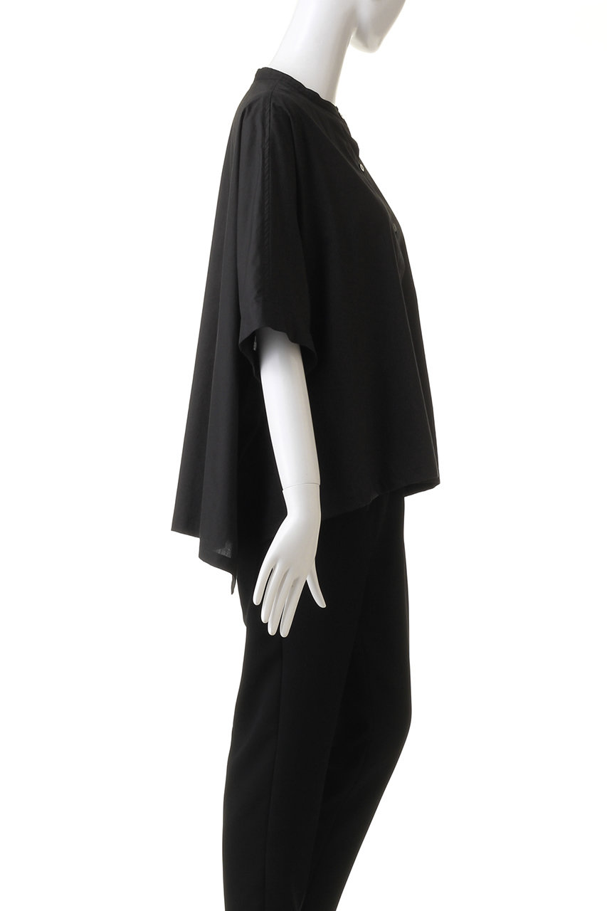 stand collar shirt tunic ミズイロインド mizuiro ind(ミズイロインド)｜stand collar rugby tunic