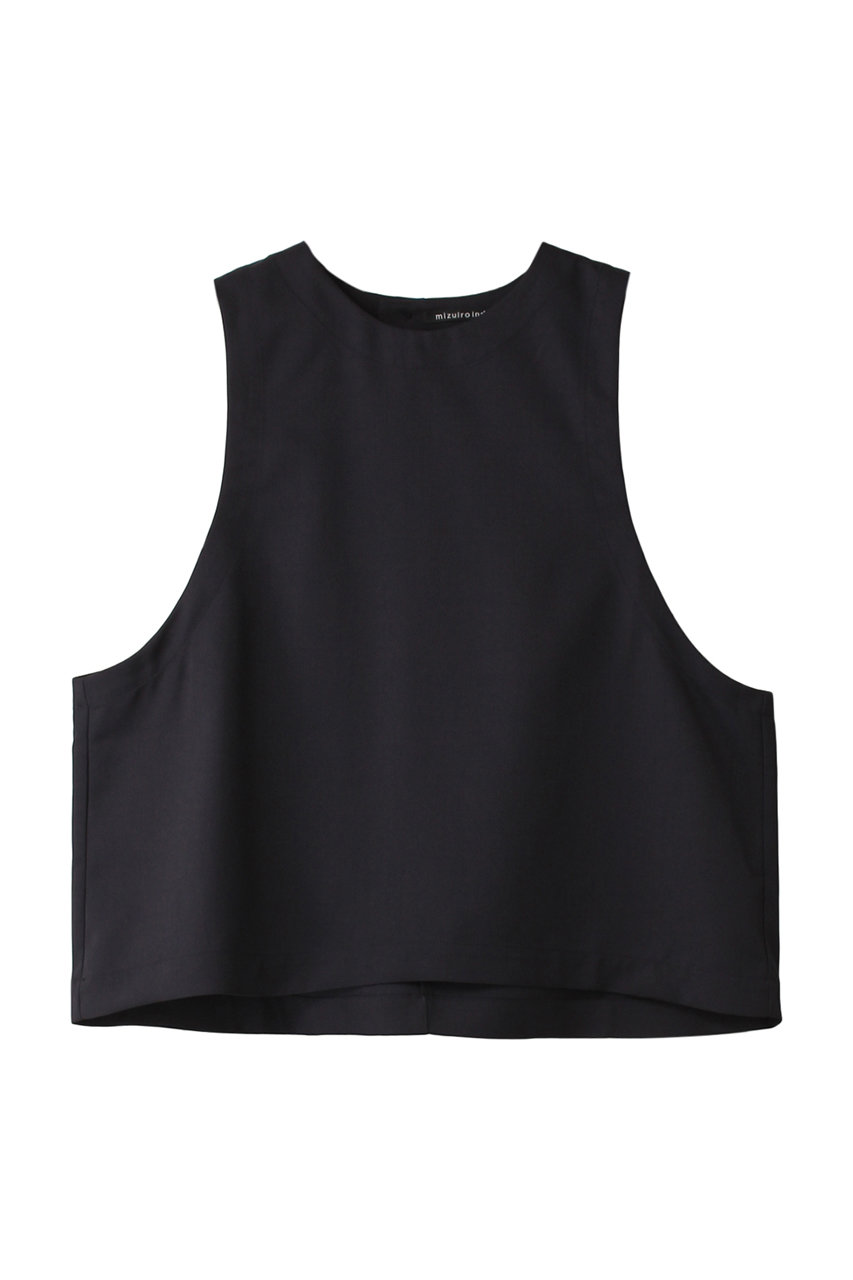 crew neck short vest ベスト