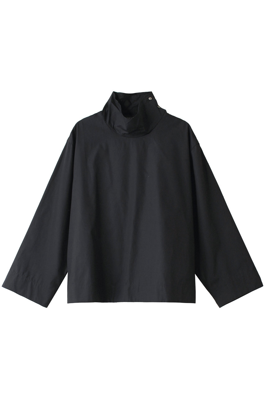 ミズイロインド/mizuiro indのhigh neck P/O shirt シャツ(navy/3-230072)