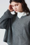 mesh crew neck P/O プルオーバー ミズイロインド/mizuiro ind