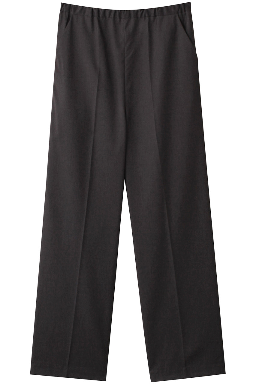 ミズイロインド/mizuiro indのcenter press wide slacks スラックス(c.gray/3-260049)