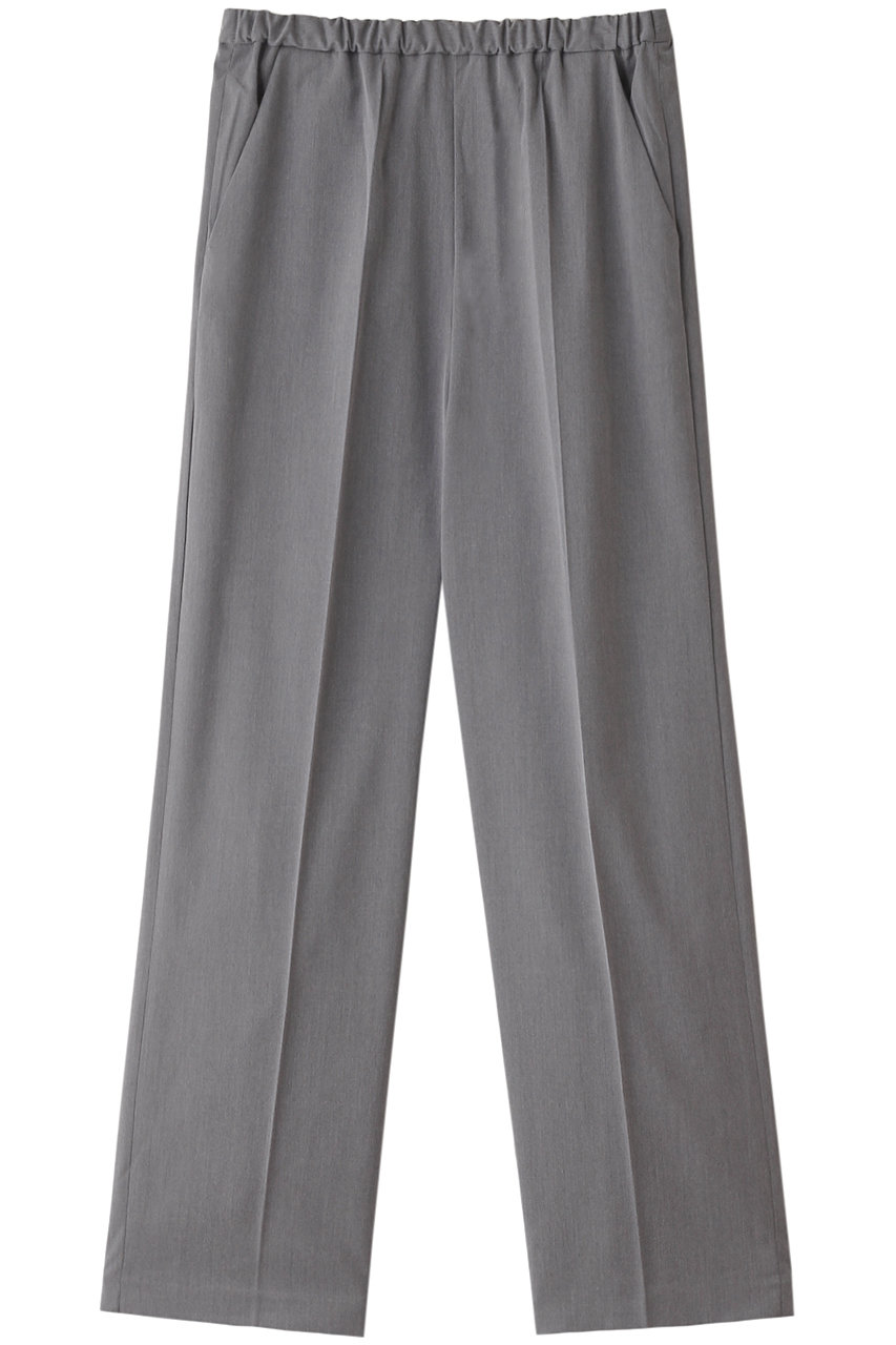 ミズイロインド/mizuiro indのcenter press wide slacks スラックス(gray/3-260049)