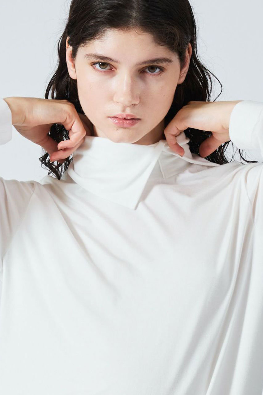 mizuiro ind(ミズイロインド)｜side slit collar P/O プル