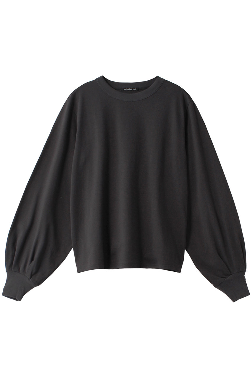 ミズイロインド/mizuiro indのpuff slv long T Tシャツ(c.gray/3-210028)