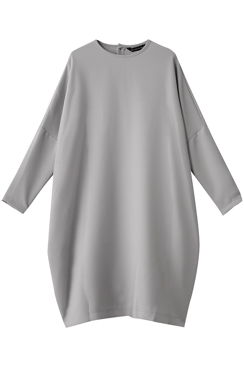 mizuiro ind cocoon wide OP ワンピース (gray, F) ミズイロインド ELLE SHOP mizuiro ind cocoon wide OP ワンピース (gray, F) ミズイロインド ELLE SHOP