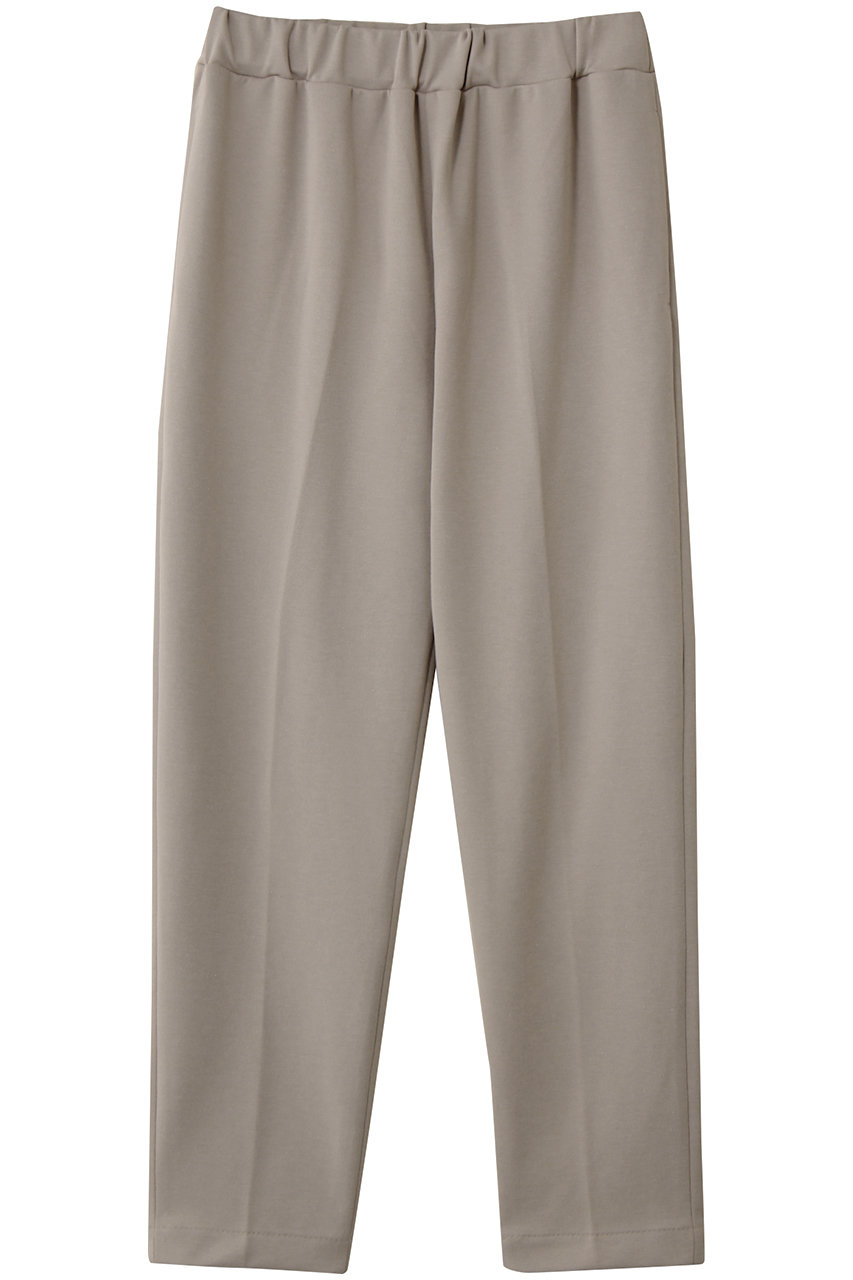mizuiro ind jersey center press PT パンツ (beige, F) ミズイロインド ELLE SHOP