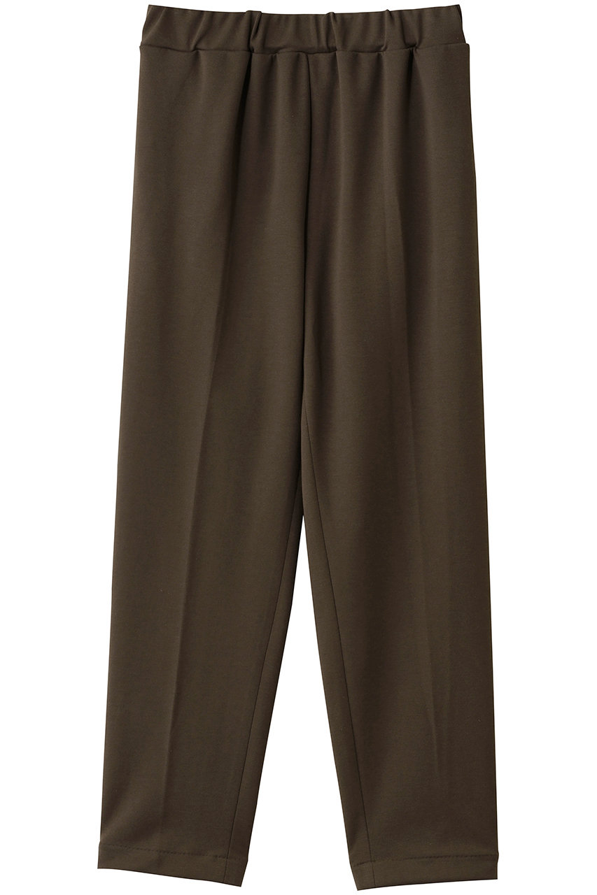mizuiro ind jersey center press PT パンツ (brown, F) ミズイロインド ELLE SHOP