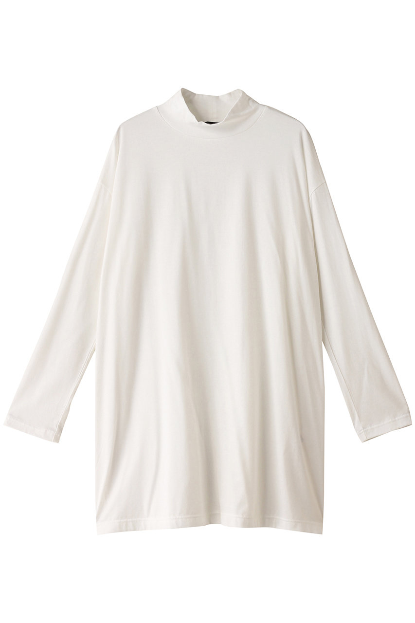 ミズイロインド/mizuiro indのhigh neck wide tunic チュニック(off white/3-210031)