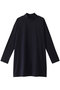 high neck wide tunic チュニック ミズイロインド/mizuiro ind navy