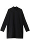 high neck wide tunic チュニック ミズイロインド/mizuiro ind black