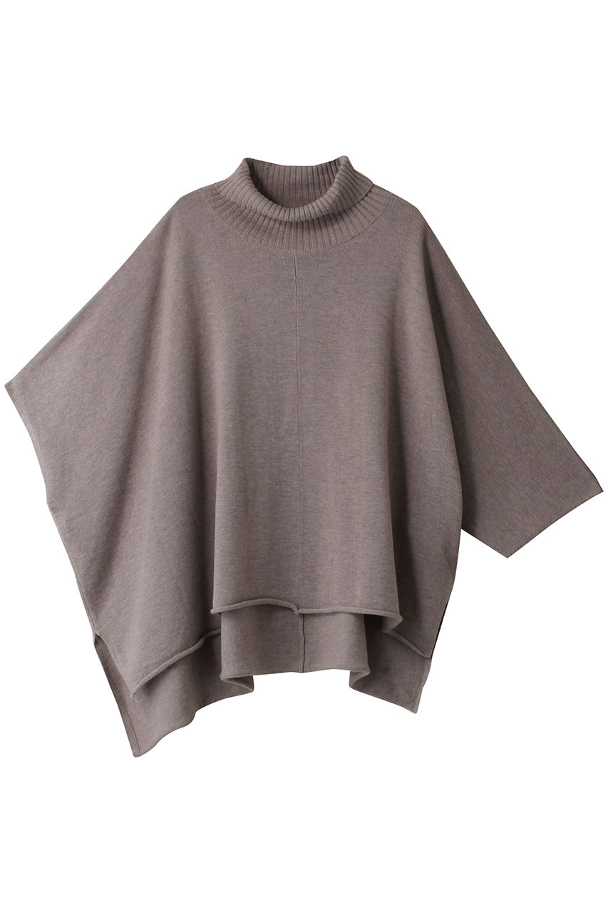 ミズイロインド/mizuiro indのponcho like high neck P/O プルオーバー(s.beige/3-220077)