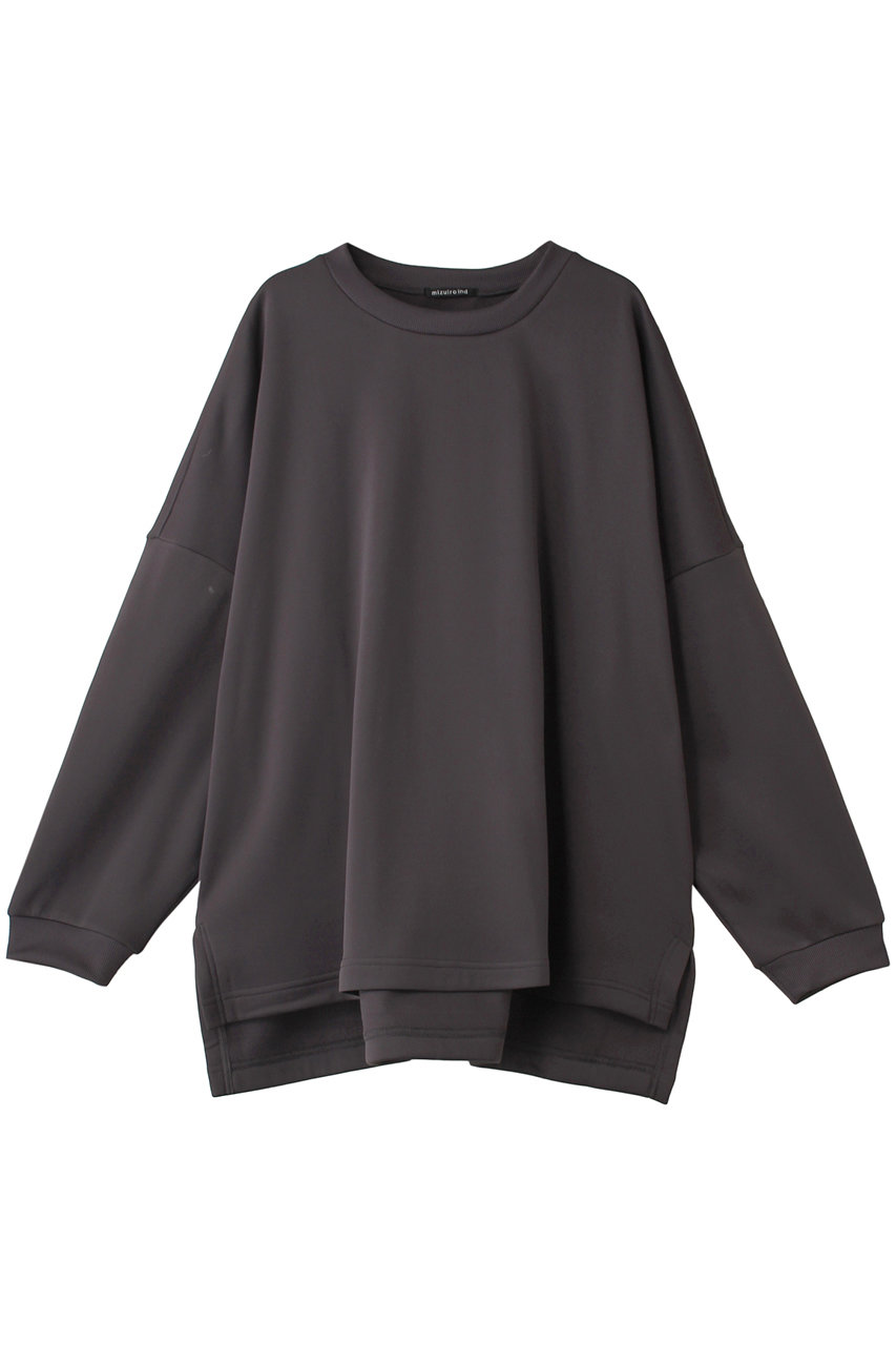 ミズイロインド/mizuiro indのfleece lined wide P/O プルオーバー(c.gray/3-210026)