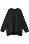 fleece lined wide P/O プルオーバー ミズイロインド/mizuiro ind black