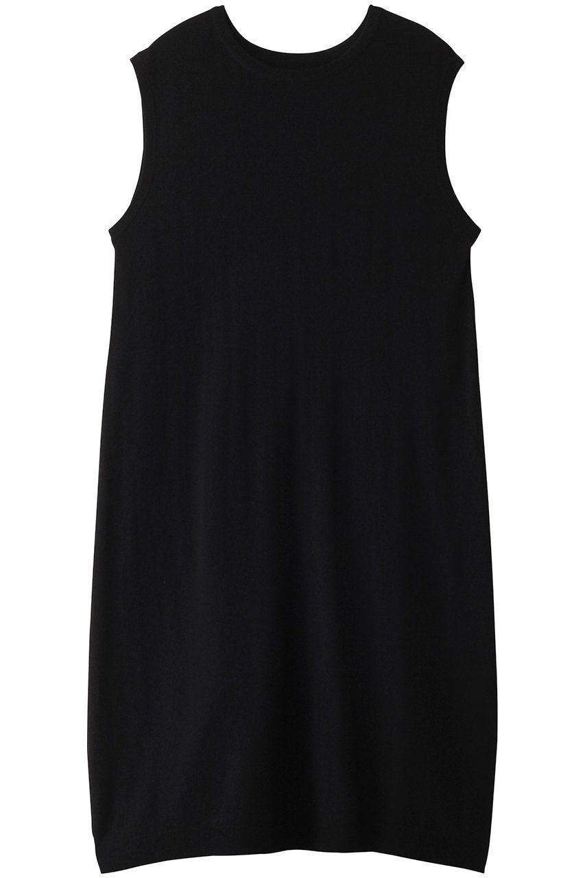 ミズイロインド/mizuiro indのhigh gauge long slit vest ベスト(black/3-220073)