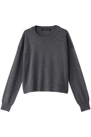 ミズイロインド/mizuiro indのhigh gauge crew neck P/O プルオーバー(110300/110301)
