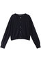 high gauge crew neck C/D カーディガン ミズイロインド/mizuiro ind navy