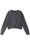 high gauge crew neck C/D カーディガン ミズイロインド/mizuiro ind gray