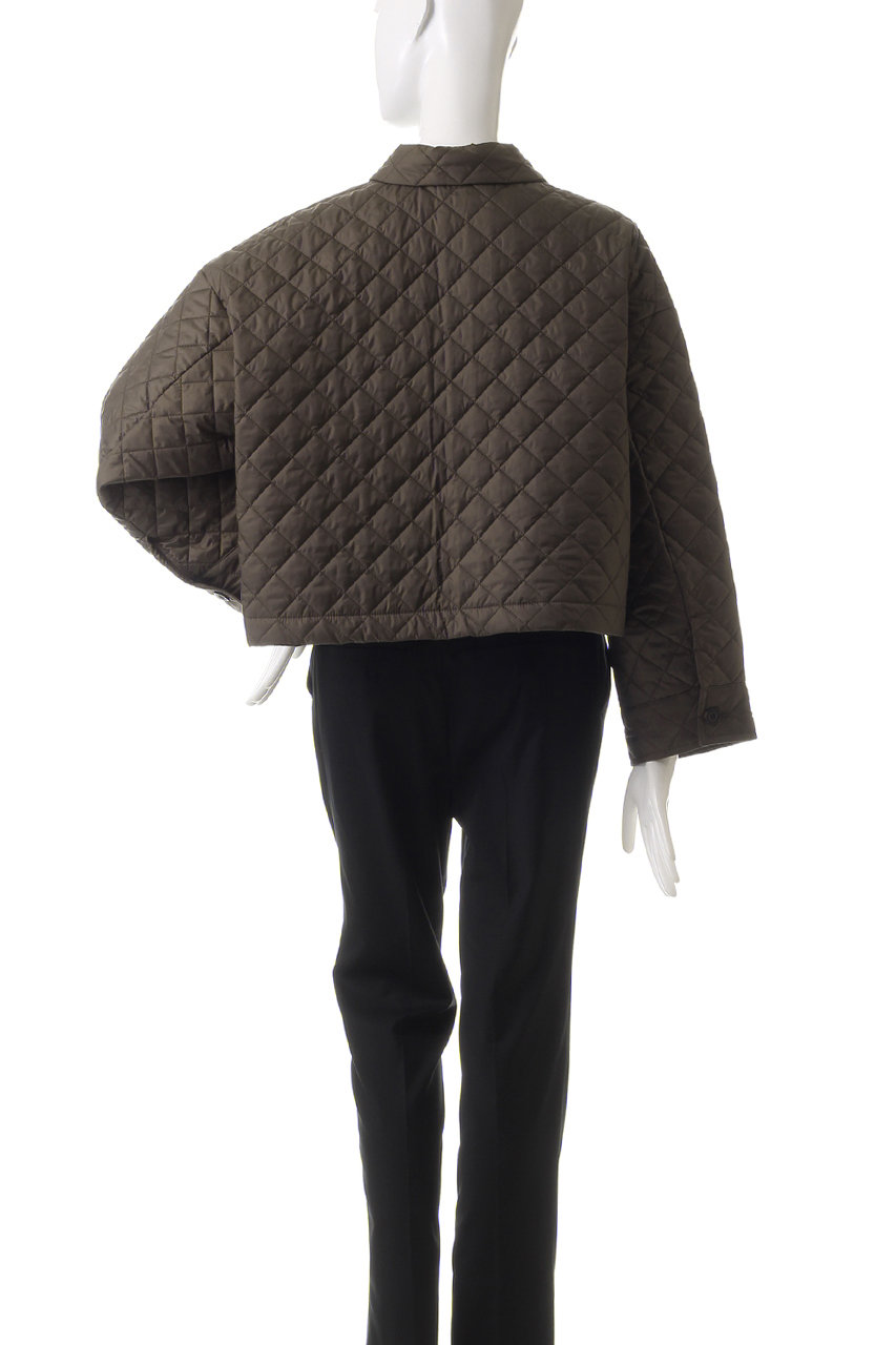 mizuiro ind(ミズイロインド)｜quilting short blouson ブルゾン/ivory