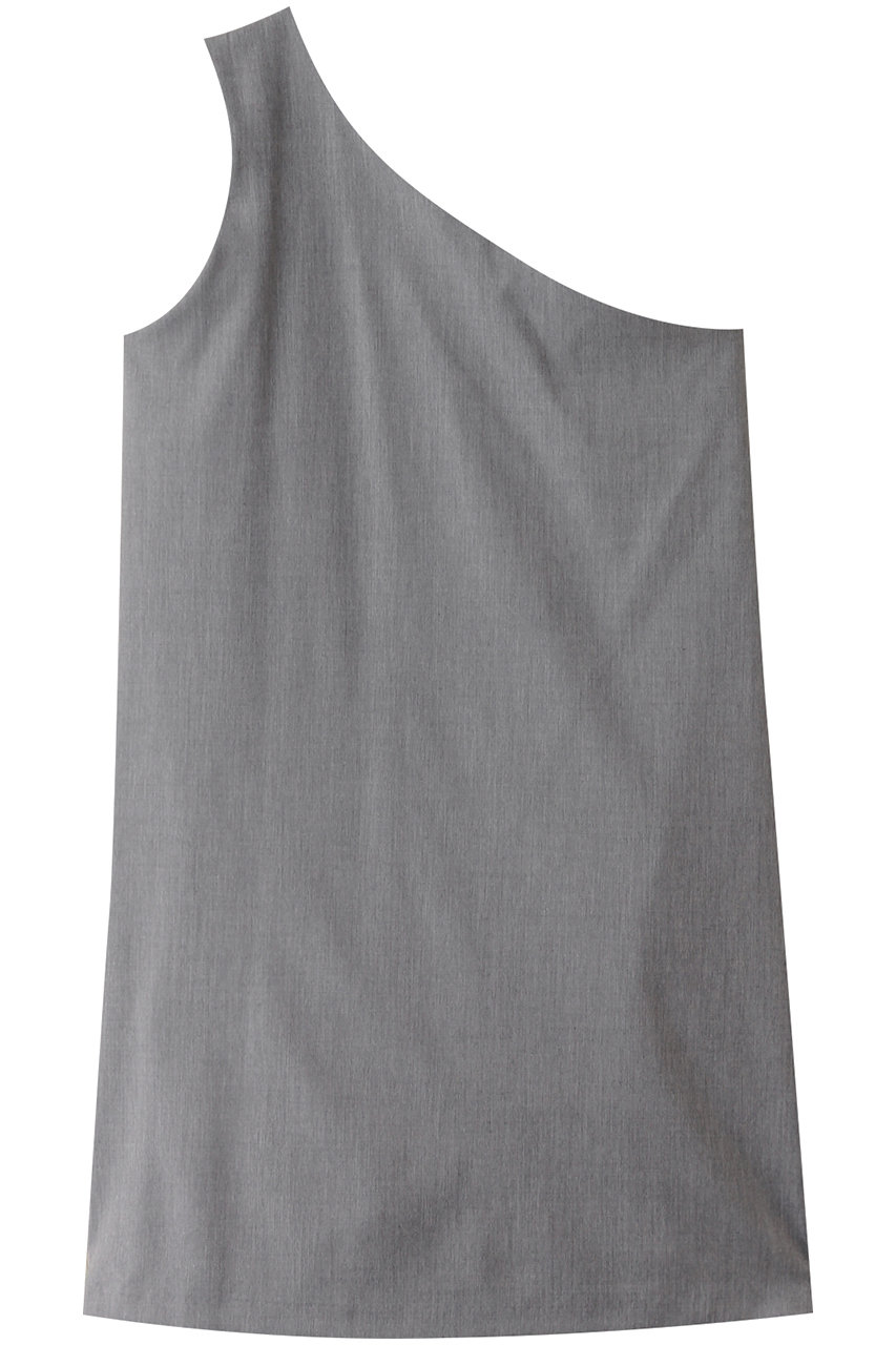 ミズイロインド/mizuiro indのone shoulder tunic チュニック(l.gray/4-250037)