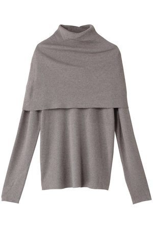 ミズイロインド/mizuiro indのcape collar  rib P/O プルオーバー(110300/110301)