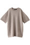 crew neck tunic チュニック ミズイロインド/mizuiro ind s.beige