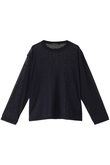 mesh dots crew neck P/O プルオーバー