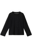 mesh dots crew neck P/O プルオーバー