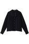 pleats collar shirt シャツ ミズイロインド/mizuiro ind navy