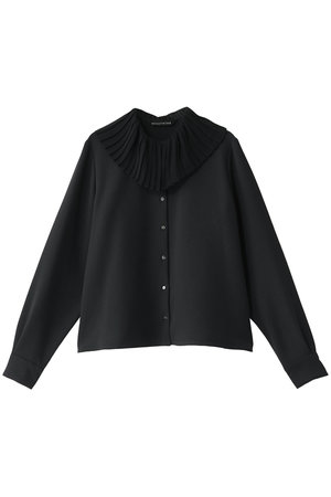 ミズイロインド/mizuiro indのpleats collar shirt シャツ(110400/110403)