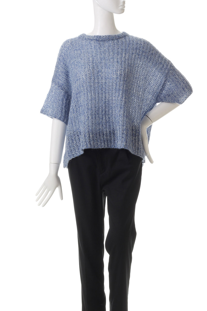 mizuiro ind(ミズイロインド)｜hairy wide P/O プルオーバー/blue の