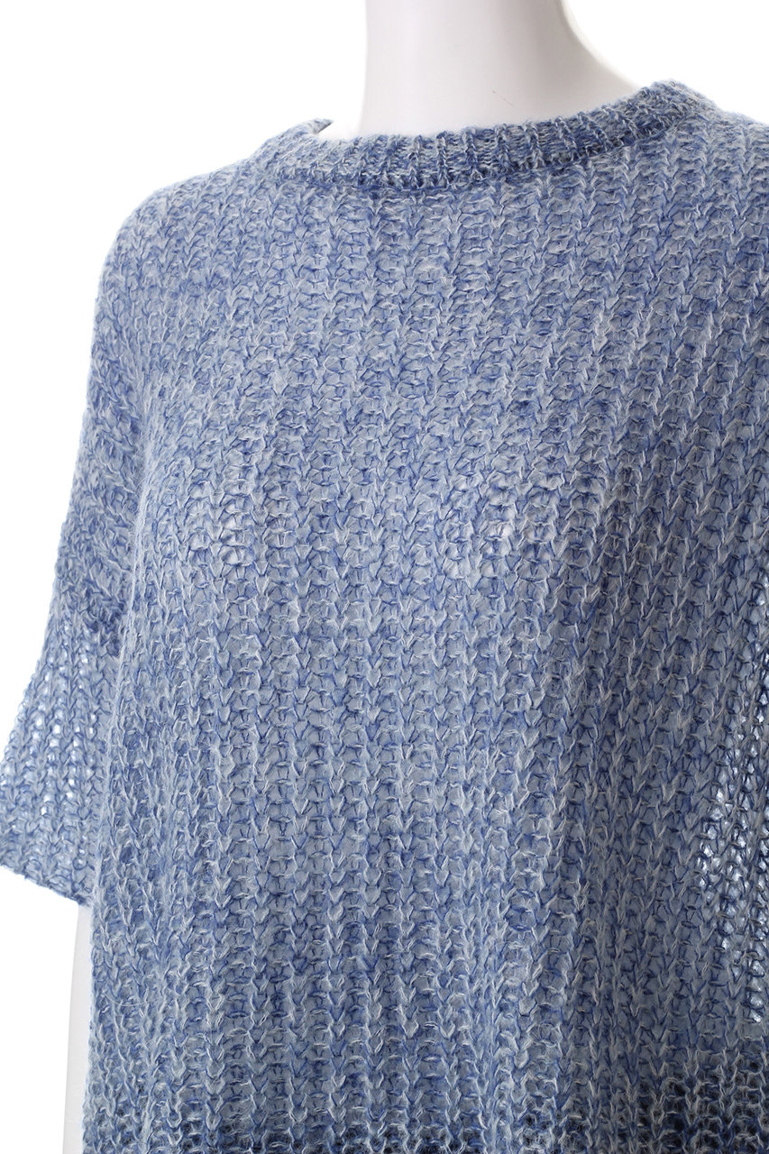 mizuiro ind(ミズイロインド)｜hairy wide P/O プルオーバー/blue の