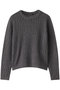 slub yarn crew neck P/O プルオーバー ミズイロインド/mizuiro ind gray