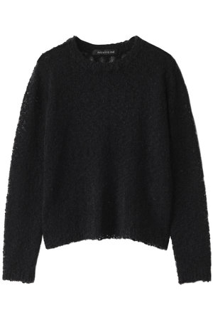 ミズイロインド/mizuiro indのslub yarn crew neck P/O プルオーバー(110300/110301)