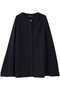 high gauge cape tunic C/D カーディガン ミズイロインド/mizuiro ind navy